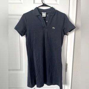 Lacoste Polo Mini Navy Blue Dress, size xs